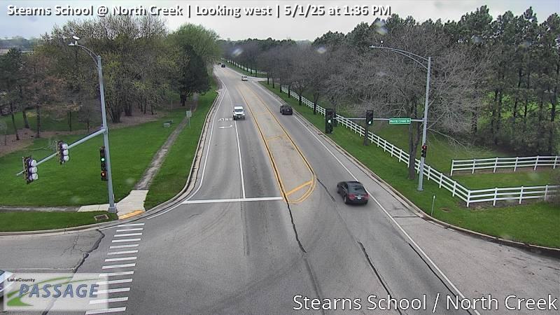 Traffic Cam Stearns School at North Creek