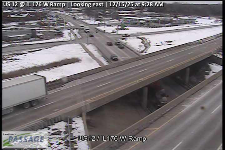 Traffic Cam US 12 at IL 176 W Ramp