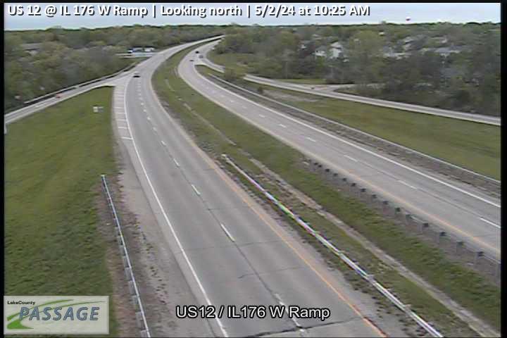 camera snapshot for US 12 at IL 176 W Ramp
