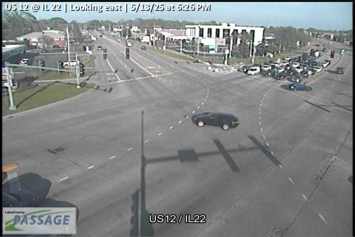 Traffic Cam US 12 at IL 22