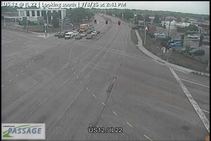 Traffic Cam US 12 at IL 22