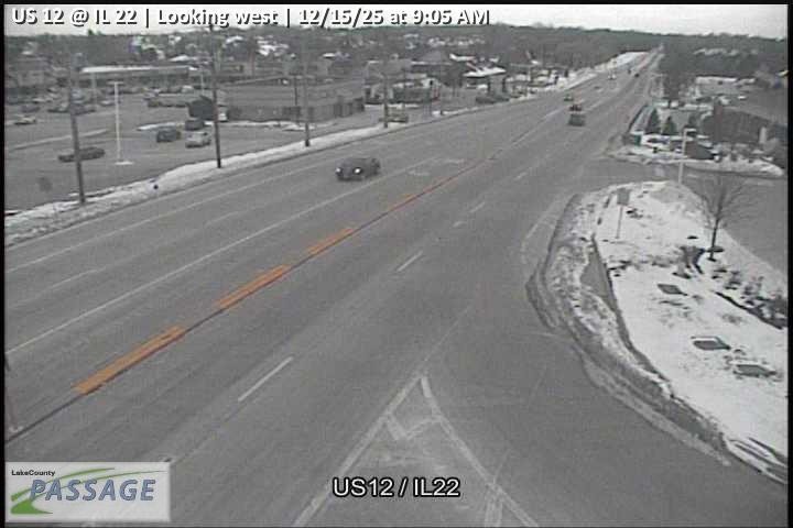 Traffic Cam US 12 at IL 22