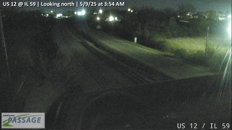 Traffic Cam US 12 at IL 59 - N