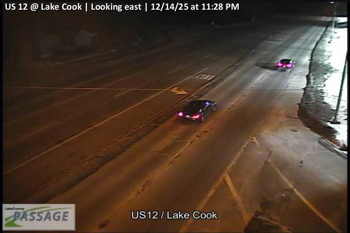 Traffic Cam US 12 at Lake Cook