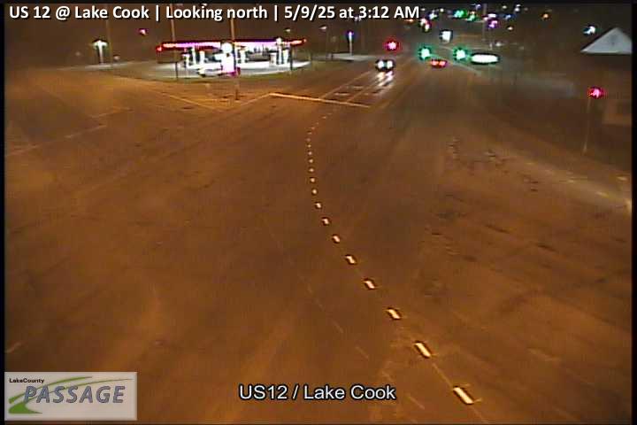 Traffic Cam US 12 at Lake Cook