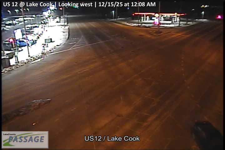 Traffic Cam US 12 at Lake Cook