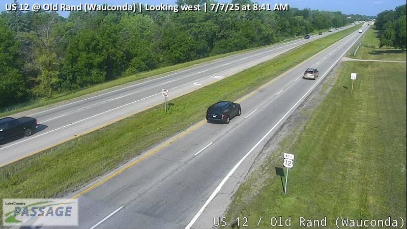 Traffic Cam US 12 at Old Rand (Wauconda)