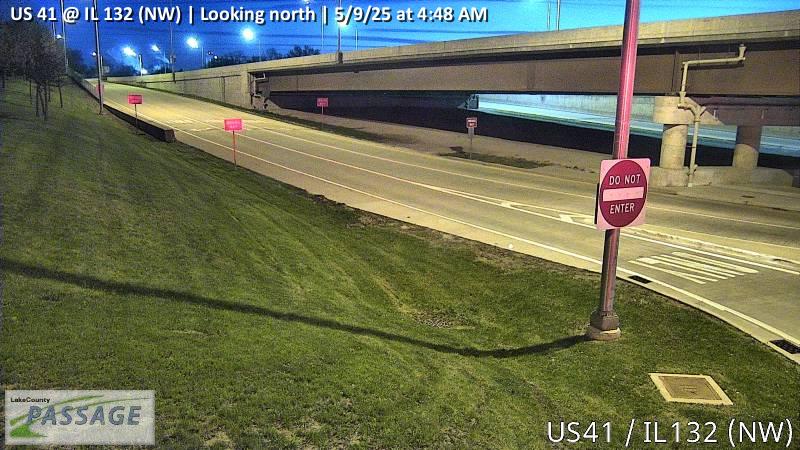 camera snapshot for US 41 at IL 132 (NW)