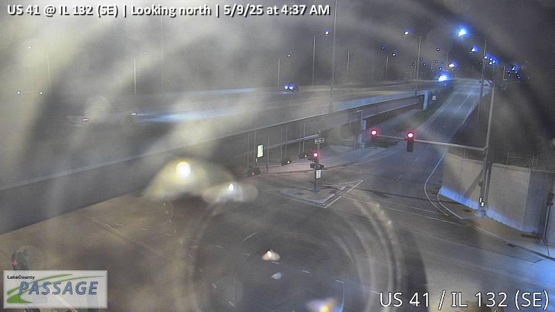 camera snapshot for US 41 at IL 132 (SE)