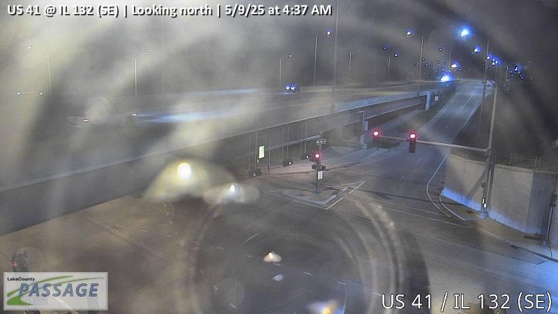 Traffic Cam US 41 at IL 132 (SE) - N