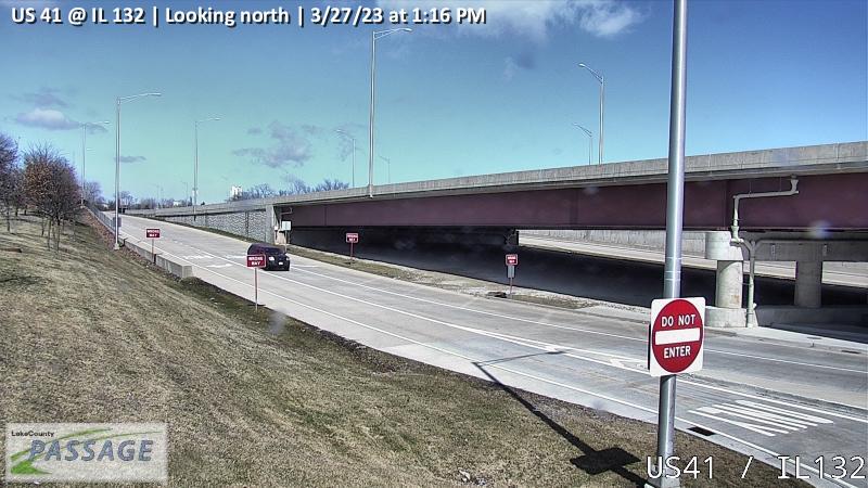 camera snapshot for US 41 at IL 132