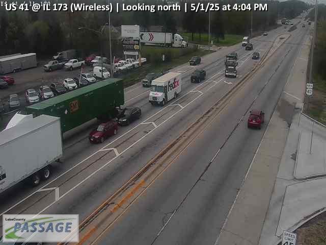 Traffic Cam US 41 at IL 173 (Wireless) - N