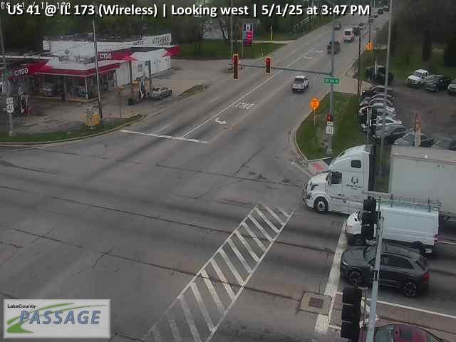 Traffic Cam US 41 at IL 173 (Wireless)