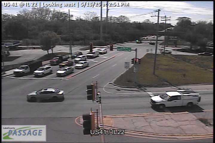 Traffic Cam US 41 at IL 22