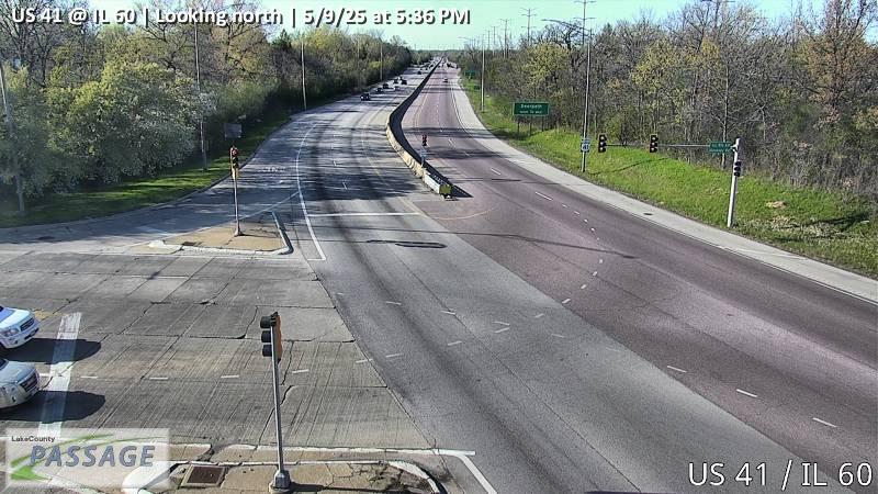 Traffic Cam US 41 at IL 60 - N