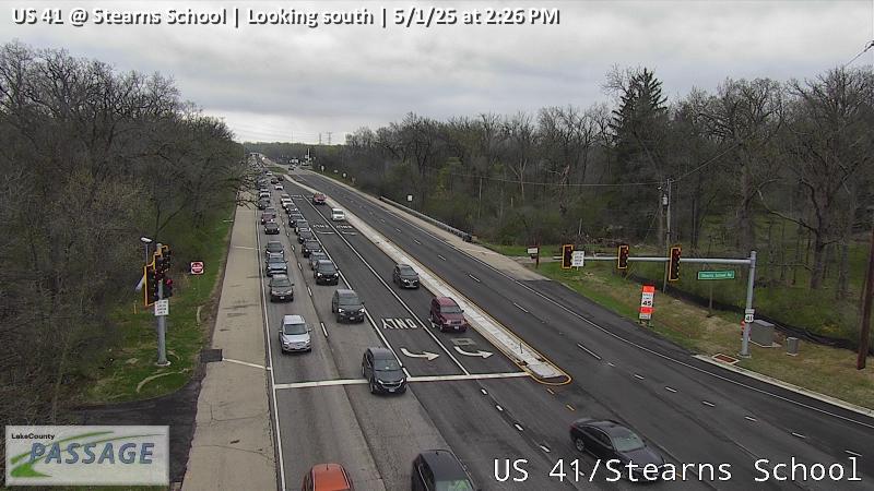 Traffic Cam US 41 at Stearns School