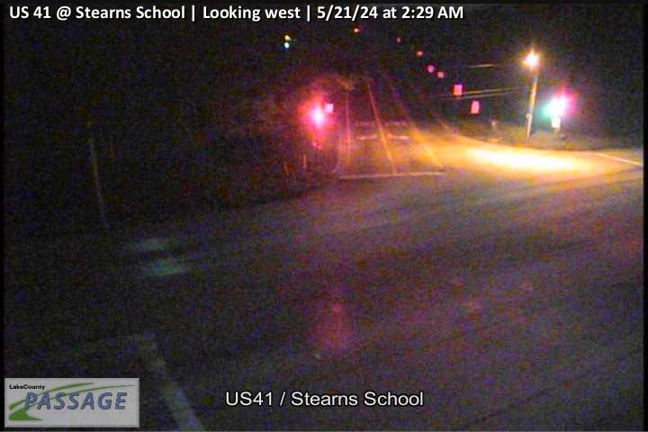 Traffic Cam US 41 at Stearns School