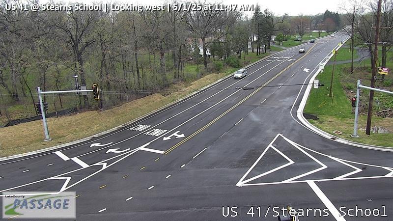 Traffic Cam US 41 at Stearns School