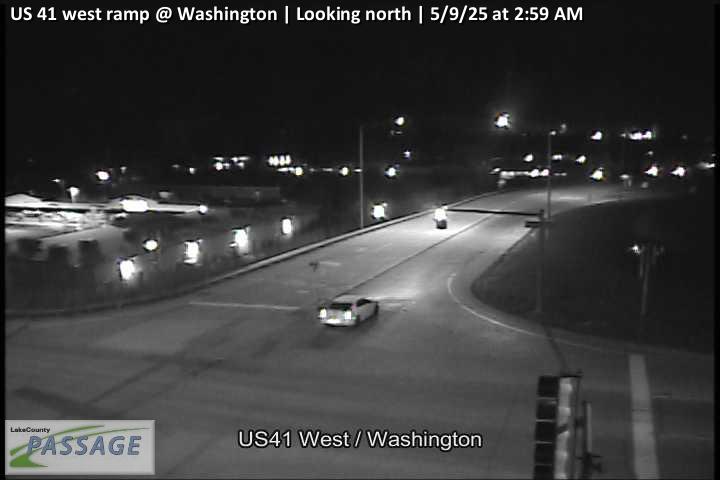 camera snapshot for US 41 west ramp at Washington