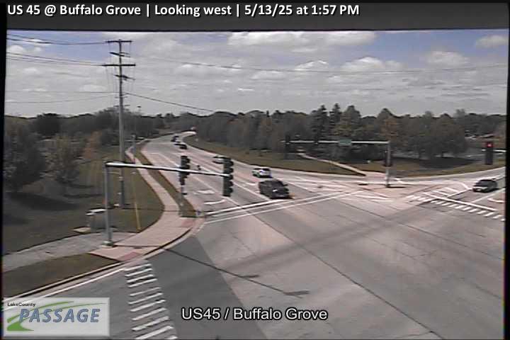 Traffic Cam US 45 at Buffalo Grove - W