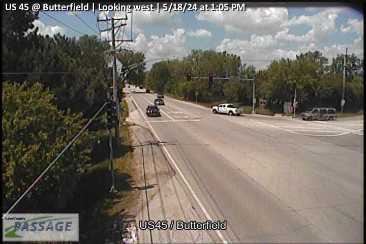Traffic Cam US 45 at Butterfield