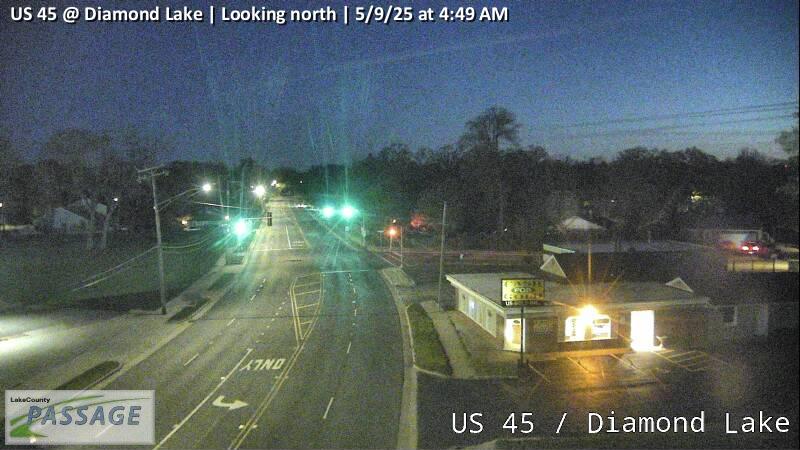camera snapshot for US 45 at Diamond Lake