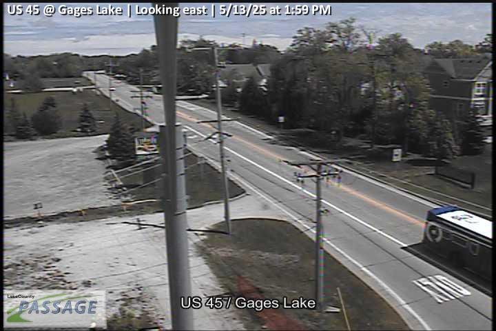 Traffic Cam US 45 at Gages Lake