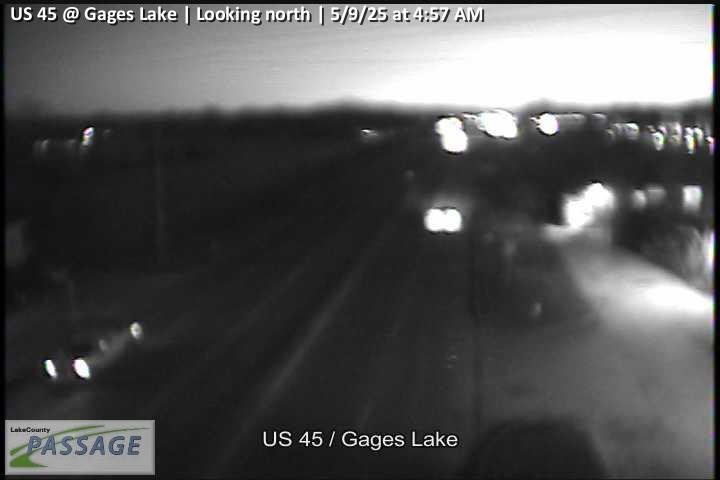 Traffic Cam US 45 at Gages Lake