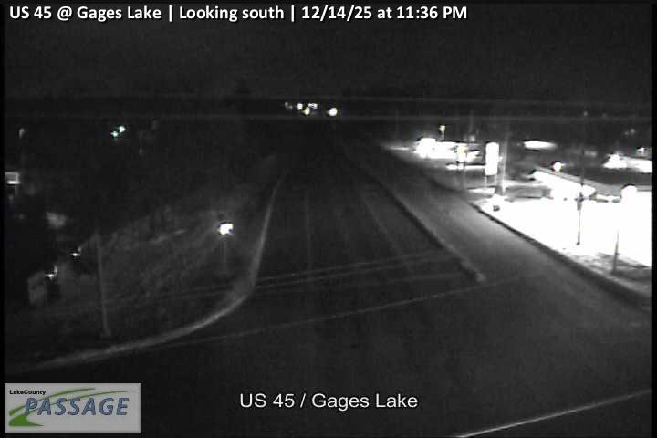 Traffic Cam US 45 at Gages Lake
