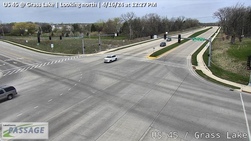 camera snapshot for US 45 at Grass Lake