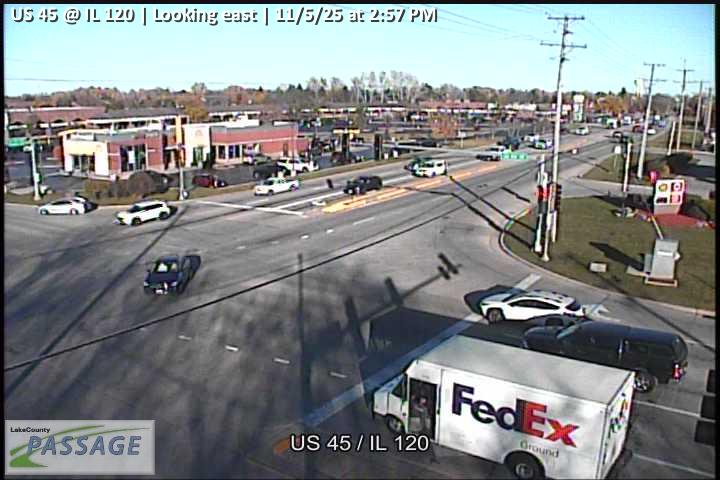 Traffic Cam US 45 at IL 120 - E