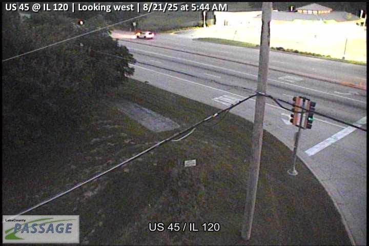 Traffic Cam US 45 at IL 120 - W