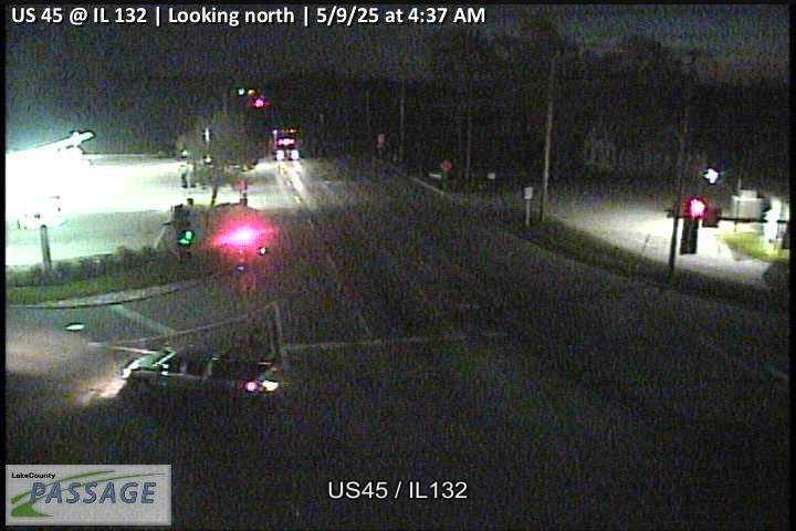 Traffic Cam US 45 at IL 132