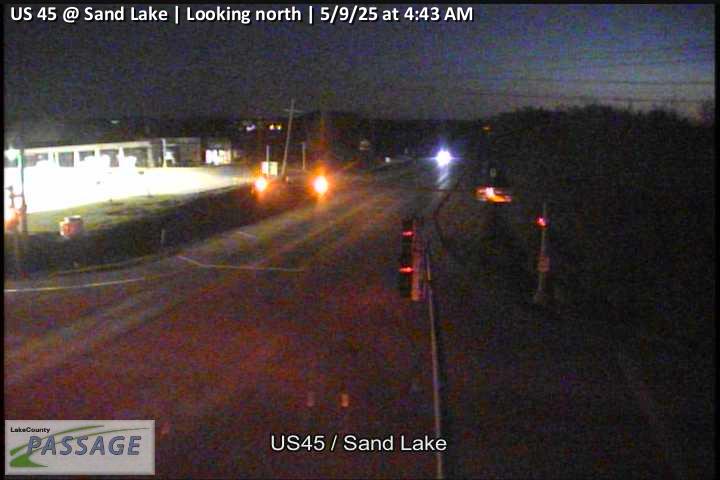 camera snapshot for US 45 at Sand Lake