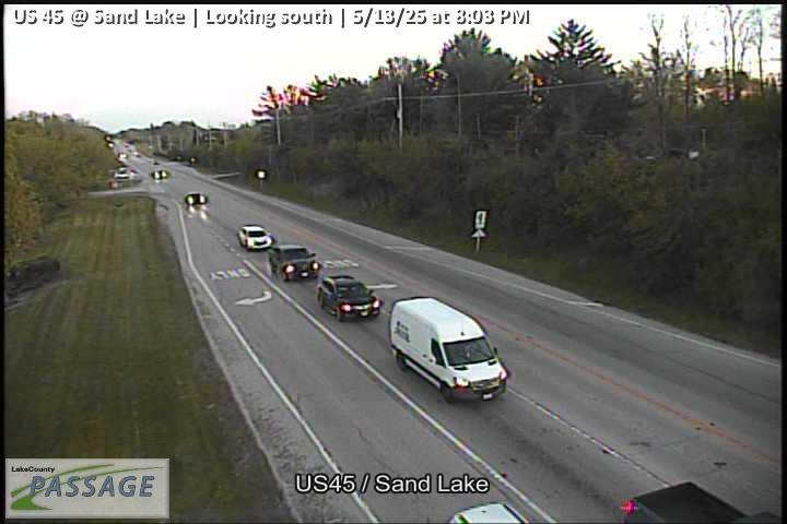 Traffic Cam US 45 at Sand Lake - S